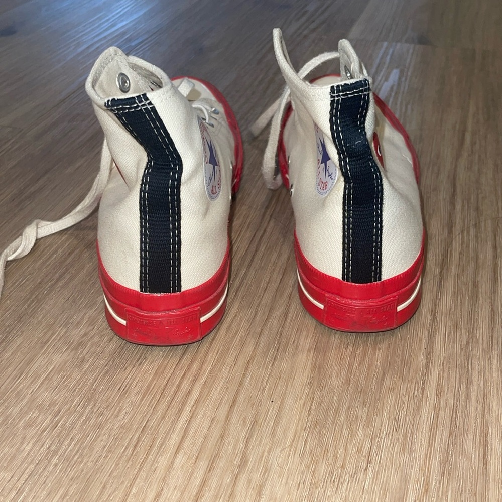 Comme des Garçons PLAY Converse Red Sole High Top - Picture 5 of 13